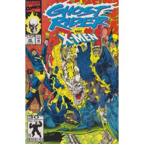 Ghost Rider (1990) #'s 26 & 27 Jim Lee Cover & Art X-Men Crossover Lot