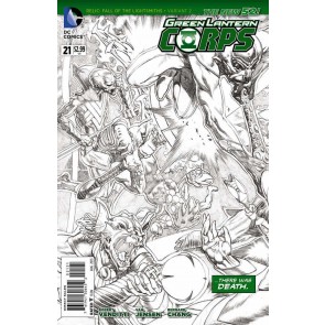 Green Lantern Corps (2011) #21 VF/NM-NM Sketch Variant Cover