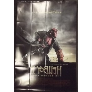 HELLBOY II DOUBLE SIDED MOVIE POSTER MIKE MIGNOLA RON PEARLMAN