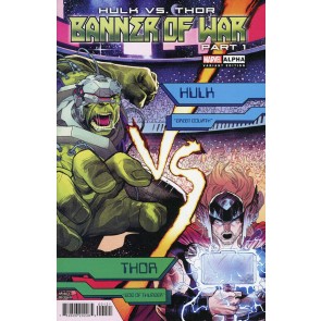Hulk vs. Thor: Banner of War Alpha (2022) #1 NM Martin Coccolo 1:25 Variant