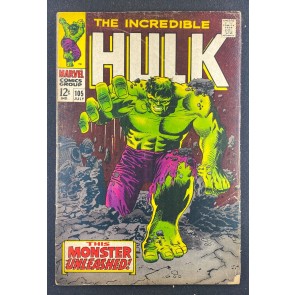Incredible Hulk (1968) #105 VG+ (4.5) 1st App Missing Link Marie Severin