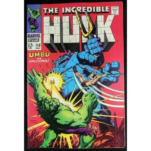 Incredible Hulk (1968) #110 VF+ (8.5) Ka-Zar story  part 2 of 2