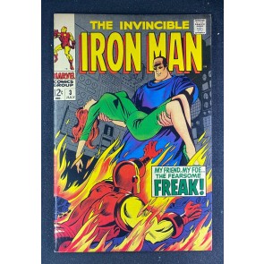 Iron Man (1968) #3 VF+ (8.5) Happy Hogan as the Freak Johnny Craig Cover/Art