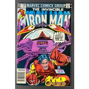 Iron Man (1968) #169 VF- (7.5) 1st James Rhodes as Iron Man Luke McDonnell