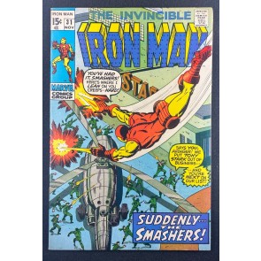 Iron Man (1968) #31 VF- (7.5) Don Heck Sal Buscema 1st App Kevin O'Brian