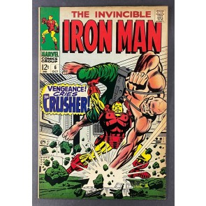 Iron Man (1968) #6 FN+ (6.5) Crusher George Tuska Cover & Art