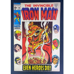 Iron Man (1968) #18 VF- (7.5) Nick Fury George Tuska sw