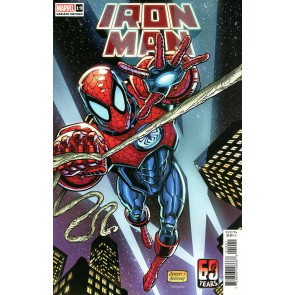 Iron Man (2020) #19 (#644) NM Dan Jurgends Spider-Man Variant Cover
