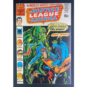Justice League of America (1960) #87 FN/VF (7.0) Neal Adams Cover Zatanna App