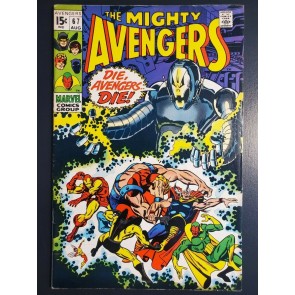Marvel AVENGERS #67 F/VF (7.0) 1st Ultron Cover Barry Windsor Smith art |
