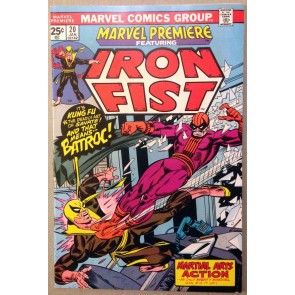 Marvel Premiere (1972) #20 FN/VF (7.0) featuring Iron Fist vs Batroc