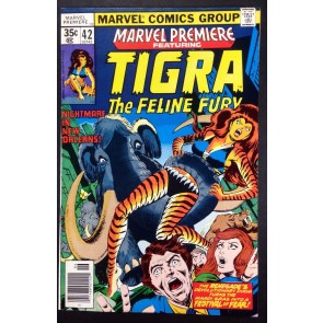 Marvel Premiere (1972) 42 FN/VF (7.0) featuring Tigra