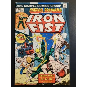 Marvel Premiere #22 (1975) VF (8.0) Iron Fist vs Ninjas! |