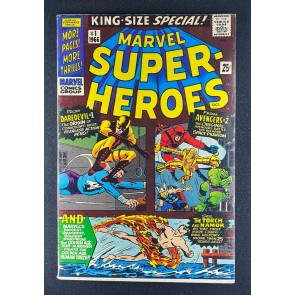 Marvel Super-Heroes King-Size (1966) VF- (7.5) Avengers #2 Daredevil #1 Reprints