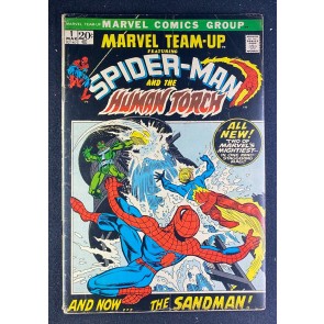 Marvel Team-Up (1971) #1 VG (4.0) Spider-Man Team-ups Begin Gil Kane