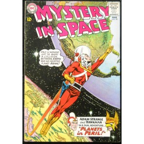 MYSTERY IN SPACE #90 VG+ ADAM STRANGE & HAWKMAN 1ST TEAM UP CLASSIC COVER