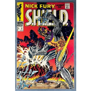 Nick Fury, Agent of SHIELD (1968) #2 FN/VF (7.0) Jim Steranko Cover/Art