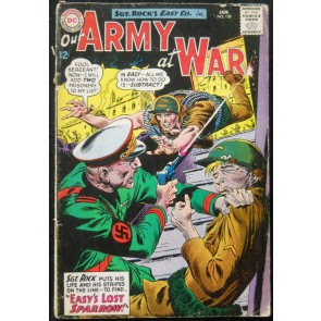 OUR ARMY OF WAR #138 VG- 1ST SPARROW