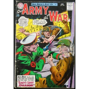 OUR ARMY OF WAR #138 VG 1ST SPARROW