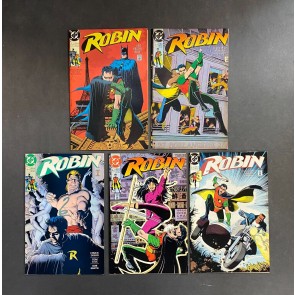 Robin (1991) #'s 1 2 3 4 5 Complete VF (8.0) Lot Chuck Dixon Batman Tom Lyle