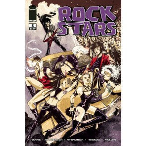 Rockstars (2016) #8 VF/NM The Walking Dead Tribute Variant Cover B (#59) Image