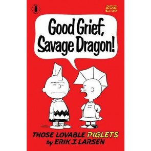 Savage Dragon (1993) #252 VF/NM Charlie Brown Peanuts Parody 2nd Print Variant