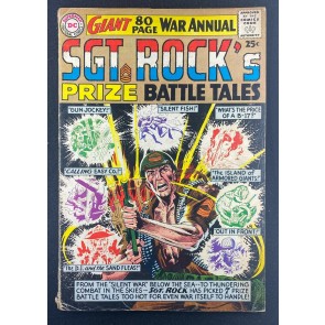 Sgt. Rock's Prize Battle Tales (1964) #1 VG+ (4.5) Joe Kubert Art 80 Page Annual