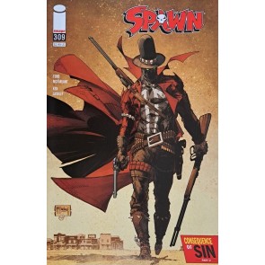 Spawn (1992) #309 NM 1st App Gunslinger Third Print Variant Cover Image Comics