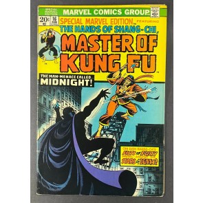 Special Marvel Edition (1971) #16 FN (6.0) 1st App Midnight 2nd App Shang-Chi