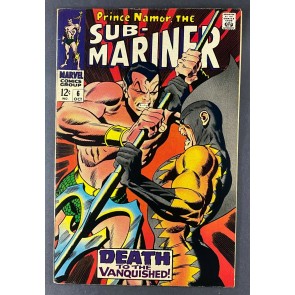 Sub-Mariner (1968) #6 VF- (7.5) Tiger Shark Battle John Buscema Cover & Art
