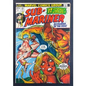 Sub-Mariner (1968) #58 VF- (7.5) Gil Kane