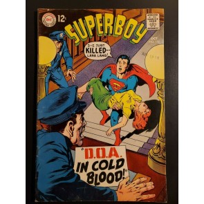 SUPERBOY #151 (1968) F- (5.5) Superboy kills Lana Lang DOA Neal Adams cover|