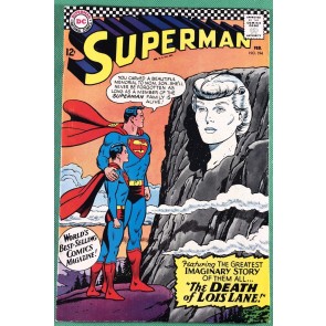 Superman (1939) #194 FN/VF (7.0) Death of Lois Lane imaginary story