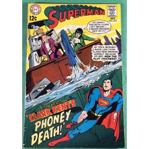 Superman (1939) #210 VG+ (4.5) Neal Adams cover