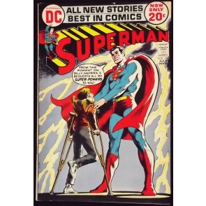 SUPERMAN #254 FN- NEAL ADAMS INKS