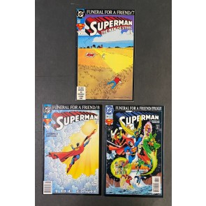Superman Set of 27 (3 Storylines) (FN/VF) Funeral for a Friend, Death, & Reign