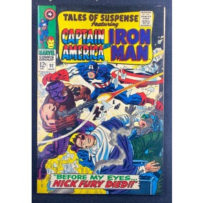Tales of Suspense (1959) #92 VF- (7.5) 1st App Half-Face Jack Kirby Gene Colan