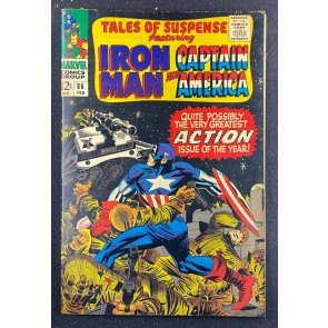 Tales of Suspense (1959) #86 FN+ (6.5) Jack Kirby Gene Colan Captain America