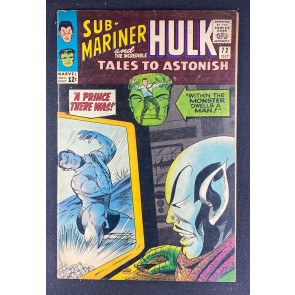 Tales to Astonish (1959) #72 FN (6.0) Sub-Mariner Hulk 1st Zantor Faceless Ones