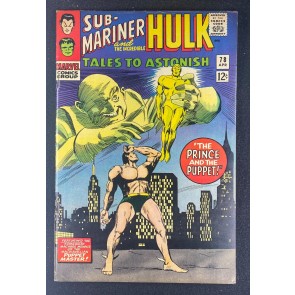Tales to Astonish (1959) #78 FN/VF (7.0) Sub-Mariner Hulk Puppet Master