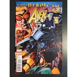 The Heroic Age Avengers Academy #1 VF+ 2nd Print 1st Hazmat Mettle Veil Striker|