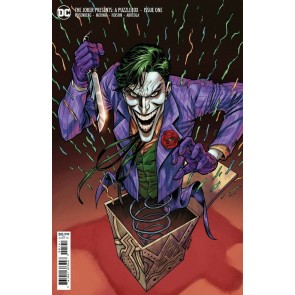 The Joker Presents: A Puzzlebox (2021) #1 VF/NM 1:25 Jesus Merino Variant Cover