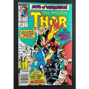 The Mighty Thor (1989) #412 NM (9.4) 1st Full App New Warriors Ron Frenz Ron Lim