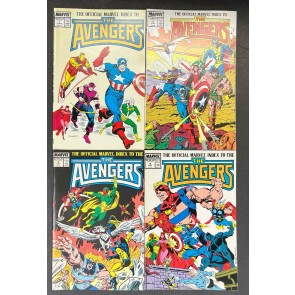 The Official Marvel Index to the Avengers (1987) #'s 1 2 3 4 VF/NM (9.0) Lot