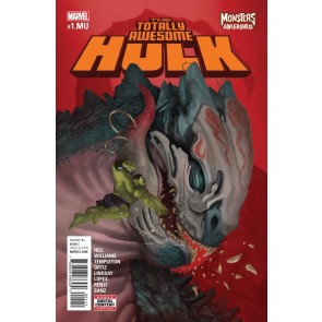 The Totally Awesome Hulk (2015) #1.MU NM Rahzzah Cover Monsters Unleashed