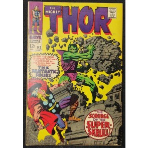 Thor (1966) #142 VG/FN (5.0) The Super Skrull Jack Kirby Cover & Art
