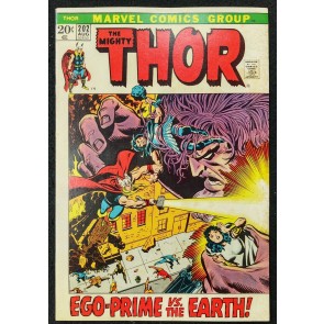 Thor (1966) #202 FN (6.0) 1st App Jason Kimball Picture Frame Cover John Buscema