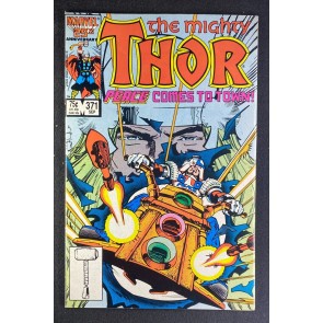 Thor (1966) #371 VF (8.0) Walter Simonson Cover & Art 1st Justice Peace/TVA