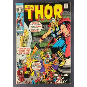 Thor (1966) # 181 FN (6.0) Neal Adams Cover