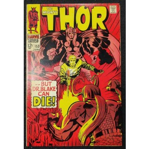 Thor (1966) #153 FN/VF (7.0) Loki Donald Blake Jack Kirby Cover & Art